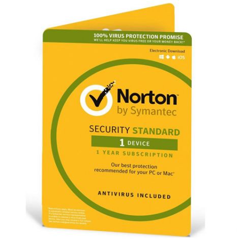 NORTON SECURITY STANDARD 1 DEVICE 1 YEAR